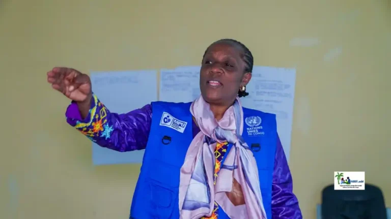 Sud-Kivu: Des leaders communautaires s’engagent à promouvoir des normes sociales positives et inclusives pour combattre les VSBG après une formation de l’ONG AIBEF avec l’appui d’ONUFEMMES