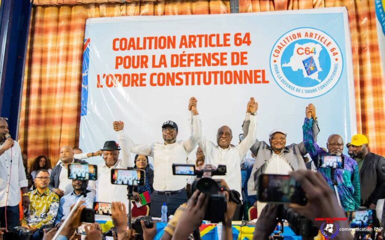 RDC : la coalition des opposants informe le gouverneur de Kinshasa de l’organisation d’une marche pacifique en faveur de la Constitution
