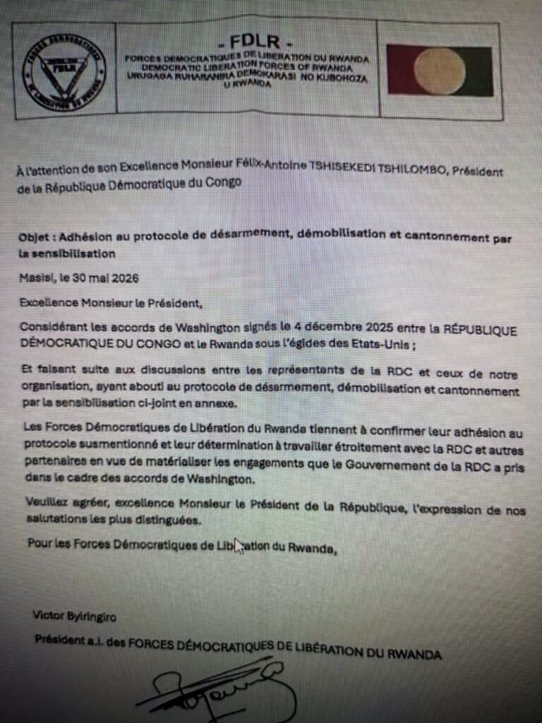 RDC-Rwanda : le protocole FDLR met Kigali au pied du mur