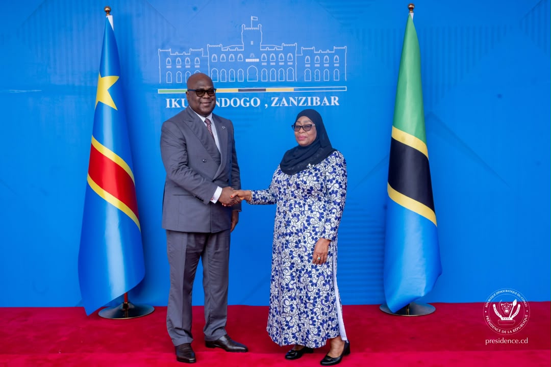 Tête à tête entre le Président Félix Tshisekedi et son homologue Samia Suluhu Hassan : La RDC et la Tanzanie renforcent leur coopération économique et sécuritaire