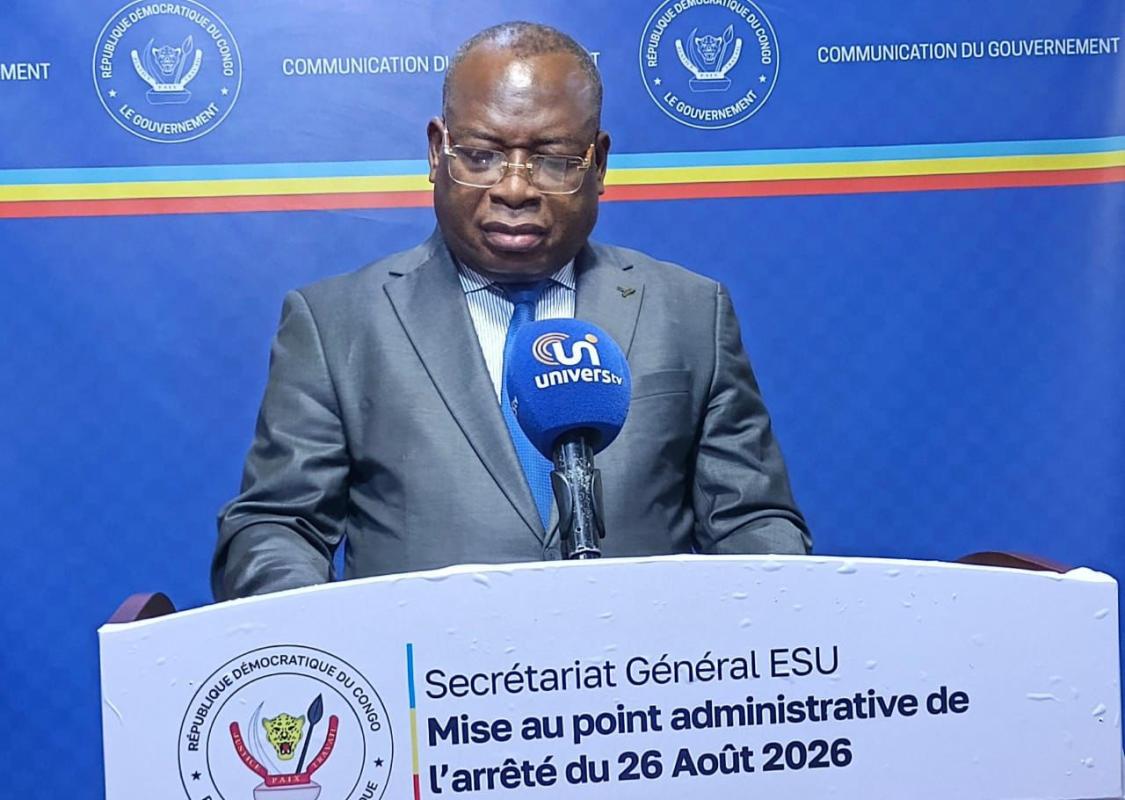 Goma – Bukavu : la reprise des activités dans 11 établissements dépendra d’un retour à la normale (SG à l’ESU)