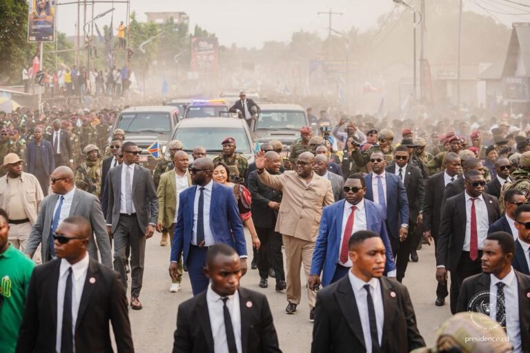 Itinérance au Kasaï-Oriental : Le Chef de l’État est arrivé à Mbuji-mayi